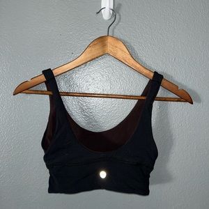 LuluLemon Align Reversible Bra Black/Brown Size A/B
